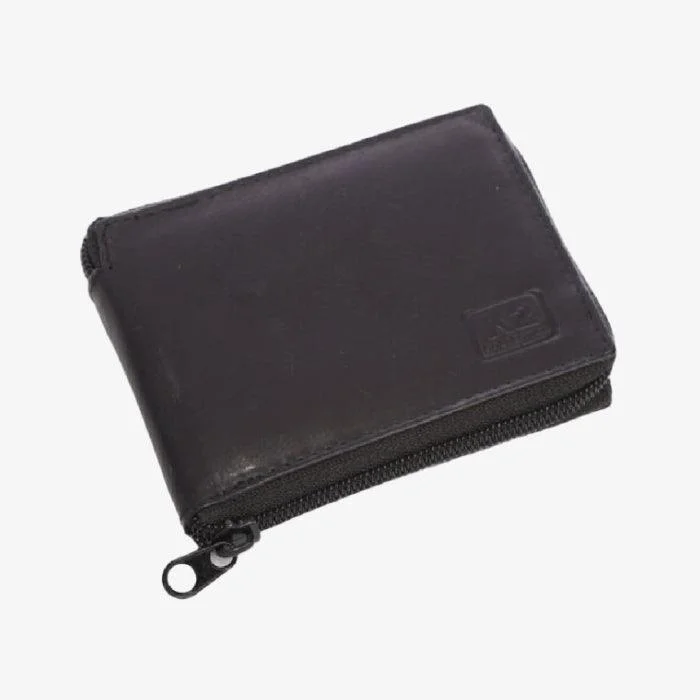 Men's Leather Zip Wallet