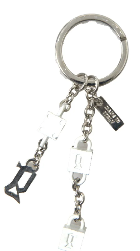 Dolce & Gabbana  Brass Logo Charm Women's Keychain