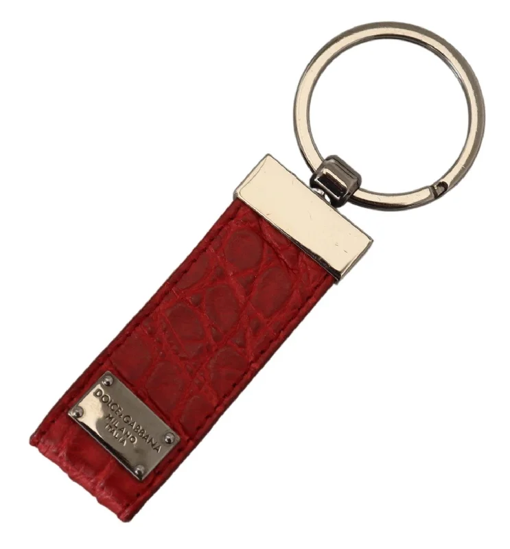 Dolce & Gabbana Chic  Leather Keychain & Charm Women's Accessory