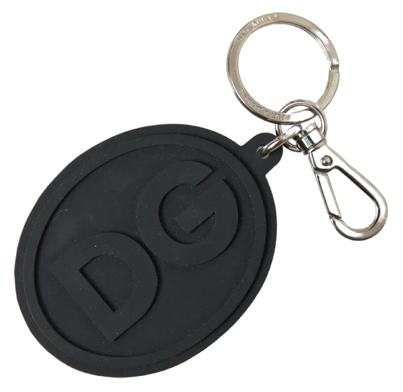 Dolce & Gabbana Elegant  Rubber and Brass Women's Keychain