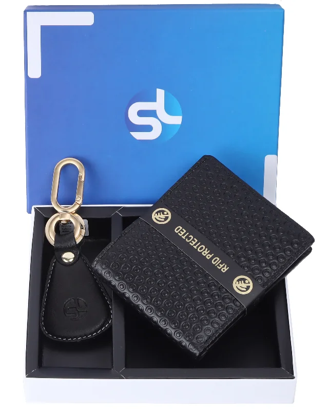 WALLETS WITH KEY RING GIFT COMBO 54129 (RFID)