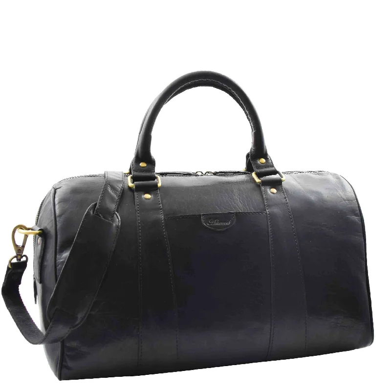 Classic Two Tone Weekend Bag Genoa Black