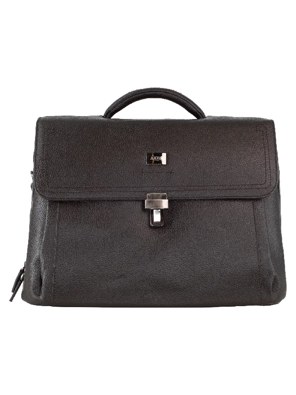 KKDK Executive Large Leather Computer Bag LR04 