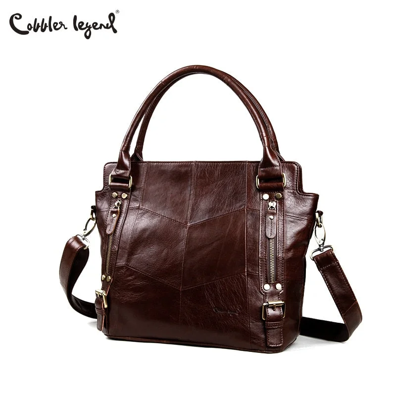 Cobbler Legend Women Handbags Hobo Shoulder Bags Tote Designer Genuine Leather Handbags Female